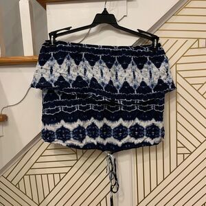 Lulus Tie Due Strapless Top NWT